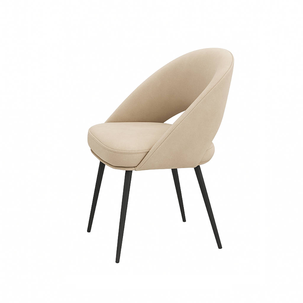 Scaun catifea ALBASTRA | model LAVA