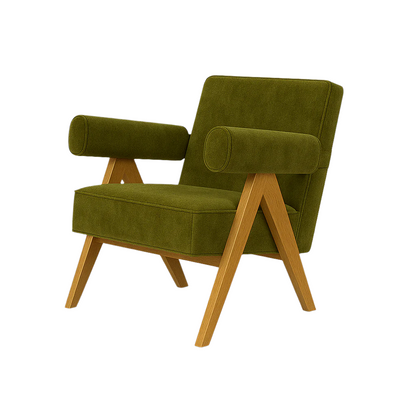 Fotoliu catifea VERDE | model DANTE