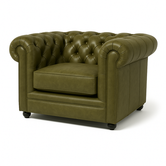 Fotoliu piele VERDE | model CA