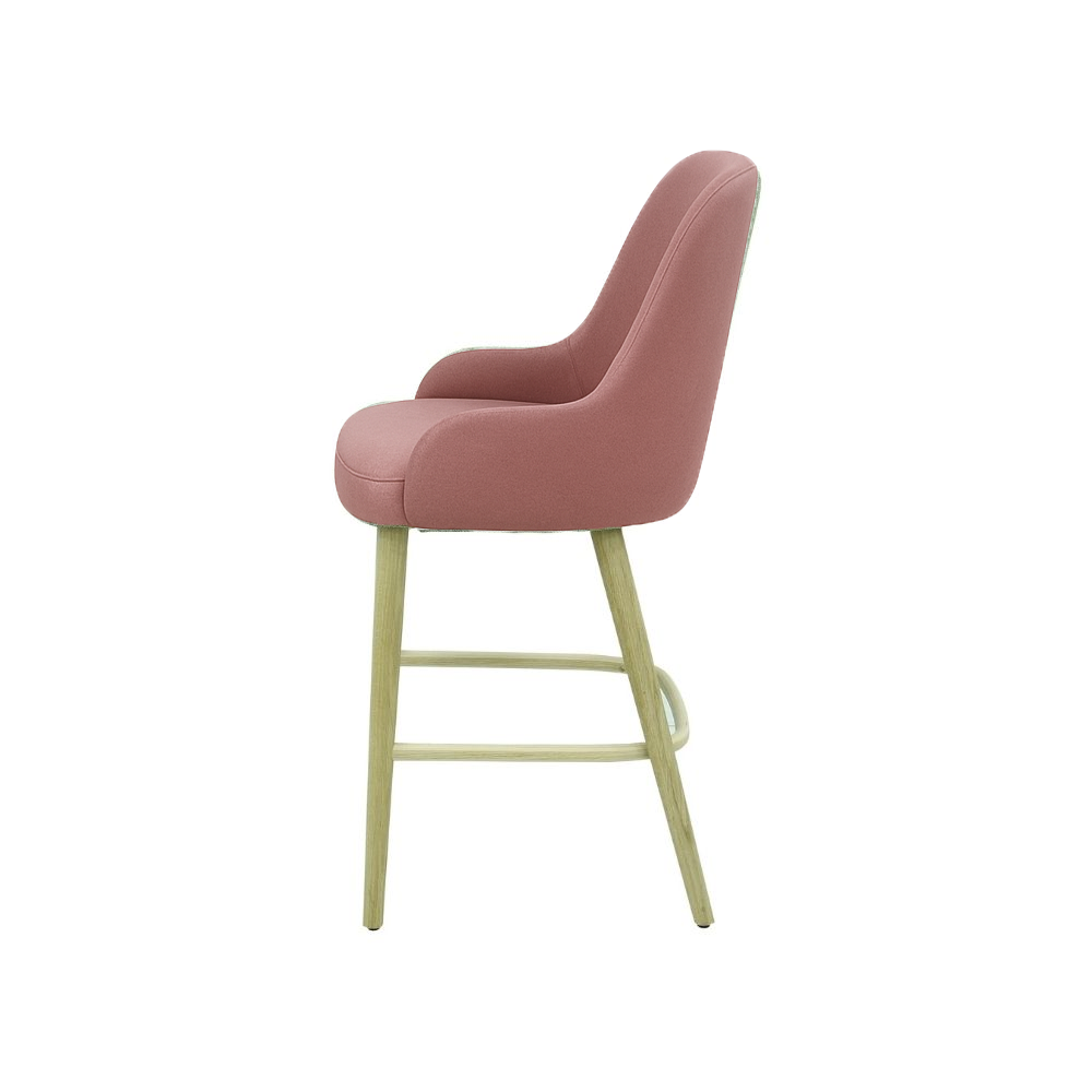 Scaun bar catifea ROZ | model ROCCO