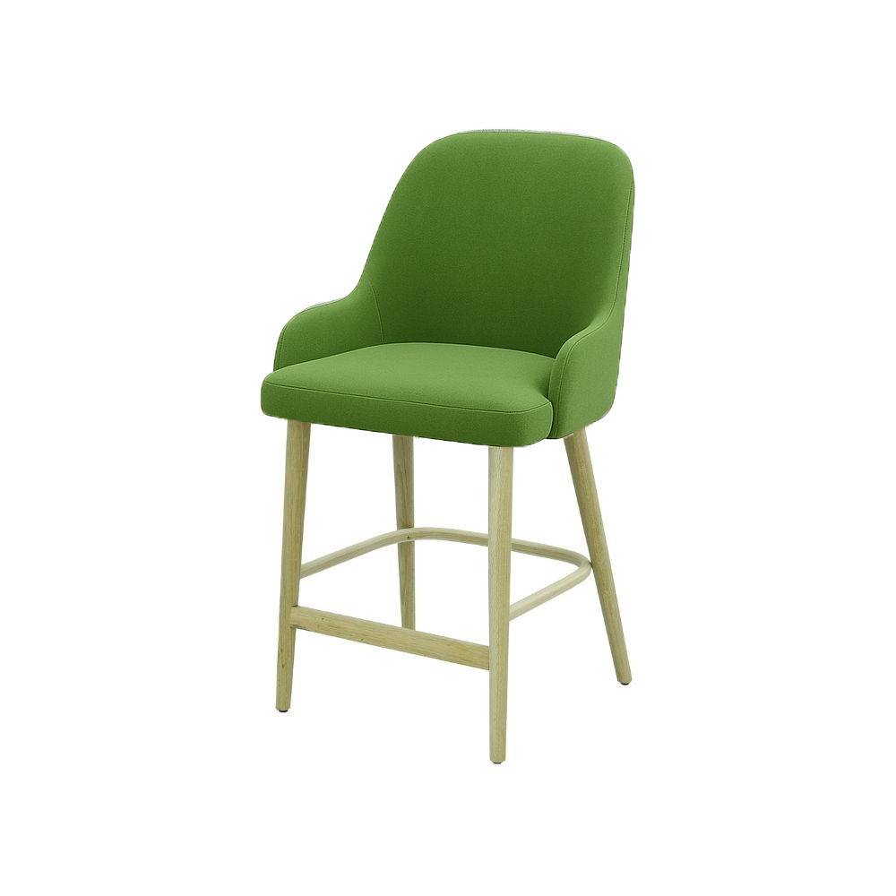 Scaun bar catifea ALBASTRA | model ROCCO