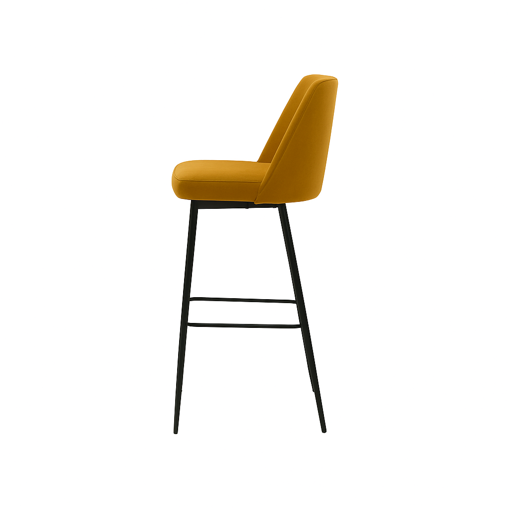 Scaun bar catifea | model SOLO