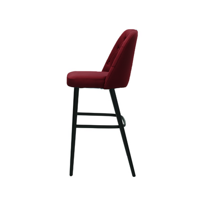 Scaun bar catifea ALBASTRA | model SCOT