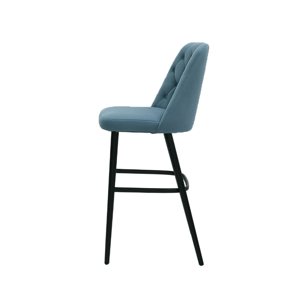 Scaun bar catifea VERDE | model SCOT