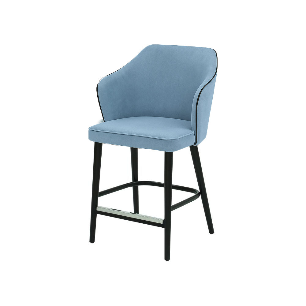 Scaun bar catifea BEJ | model ZEUS