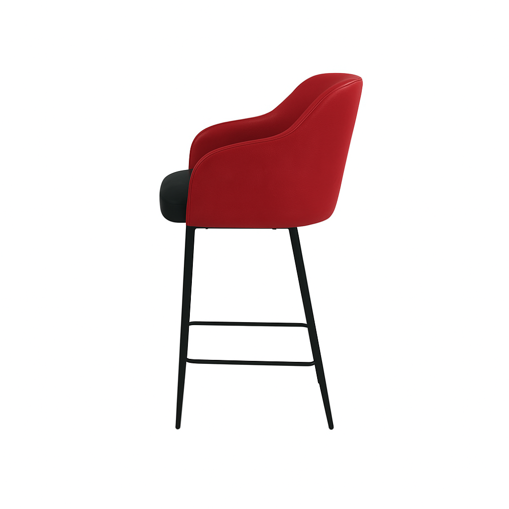 Scaun bar piele BEJ | model ALEX