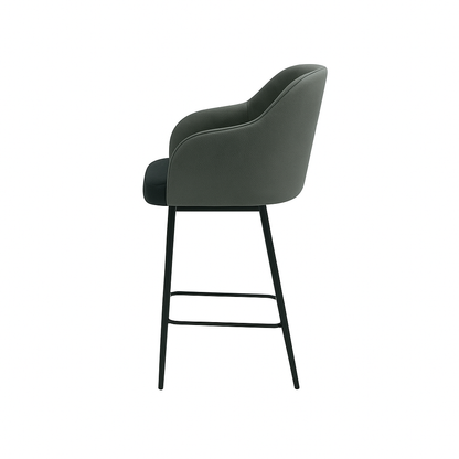 Scaun bar piele BEJ | model ALEX