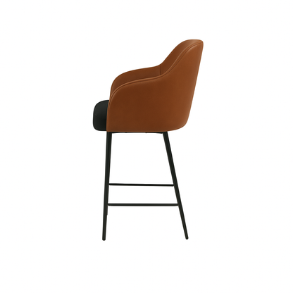 Scaun bar piele BEJ | model ALEX