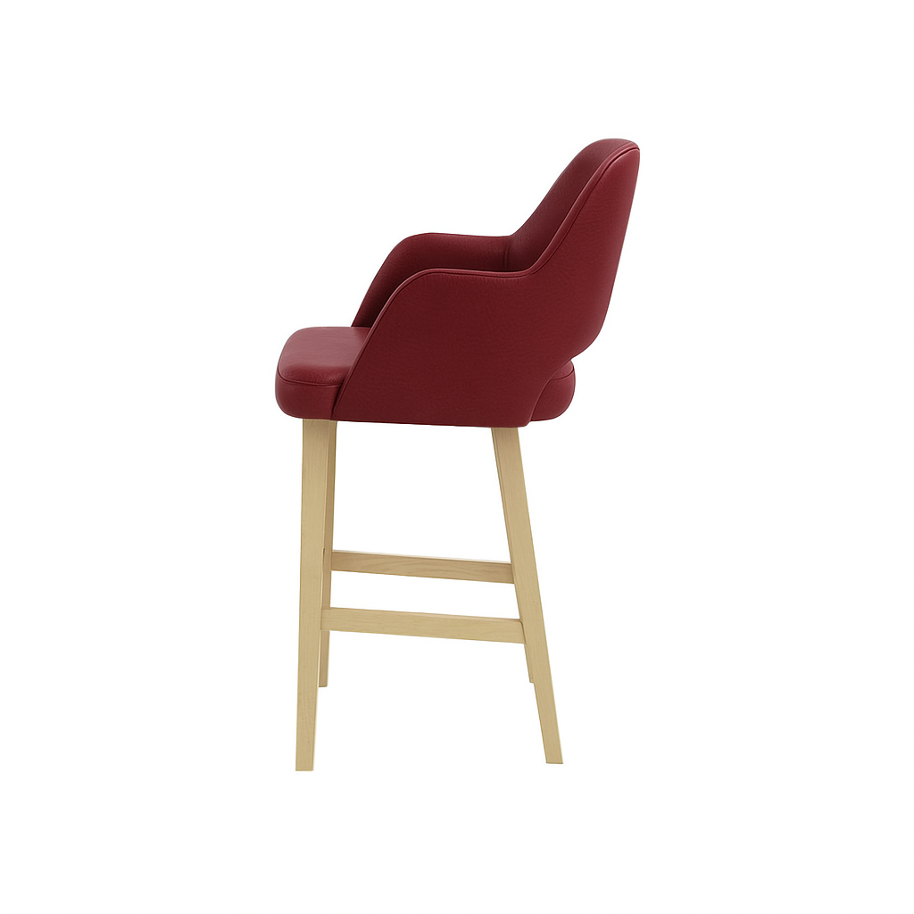 Scaun bar piele ROSIE | model APRIL