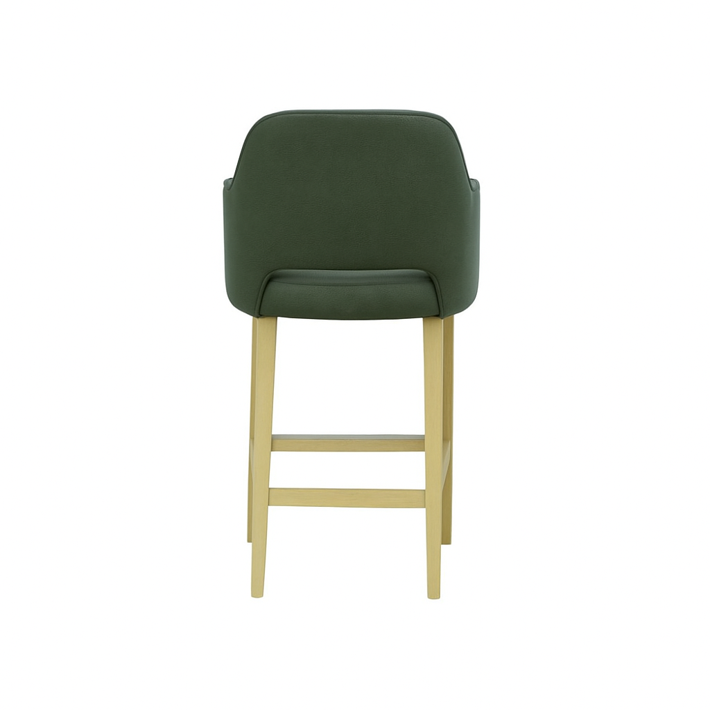 Scaun bar piele VERDE | model APRIL