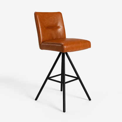 Scaun bar piele MARO DESCHIS | model INDU