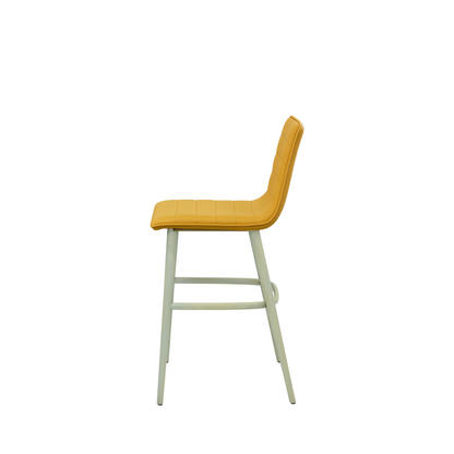 Scaun bar piele VERDE | model NIZZIE