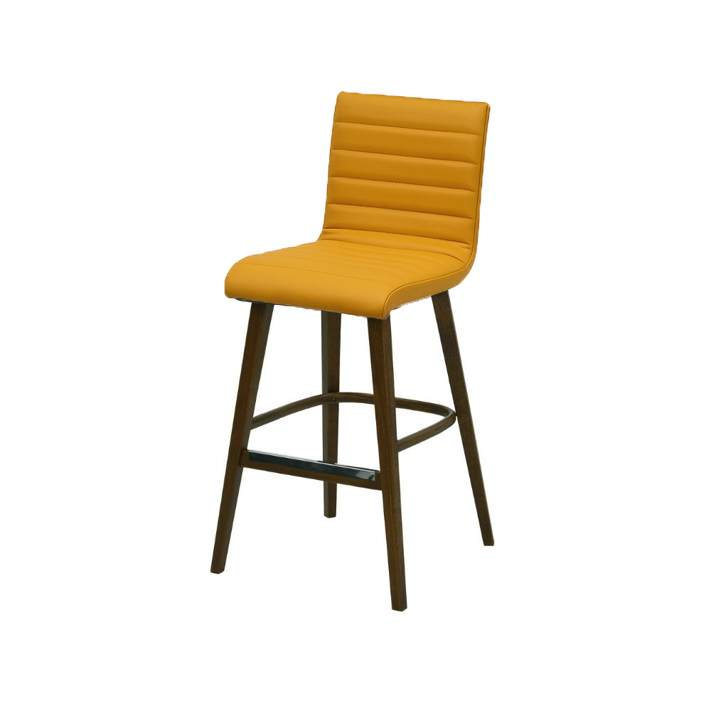 Scaun bar piele naturala VERDE | model RIGA