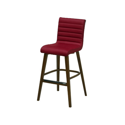 Scaun bar piele naturala ALBASTRA | model RIGA