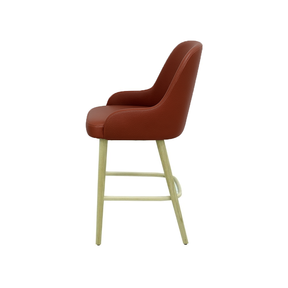 Scaun bar piele ALBA | model ROCCO