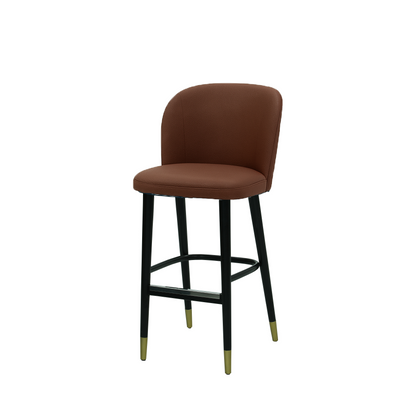 Scaun bar piele GALBENA | model SAM