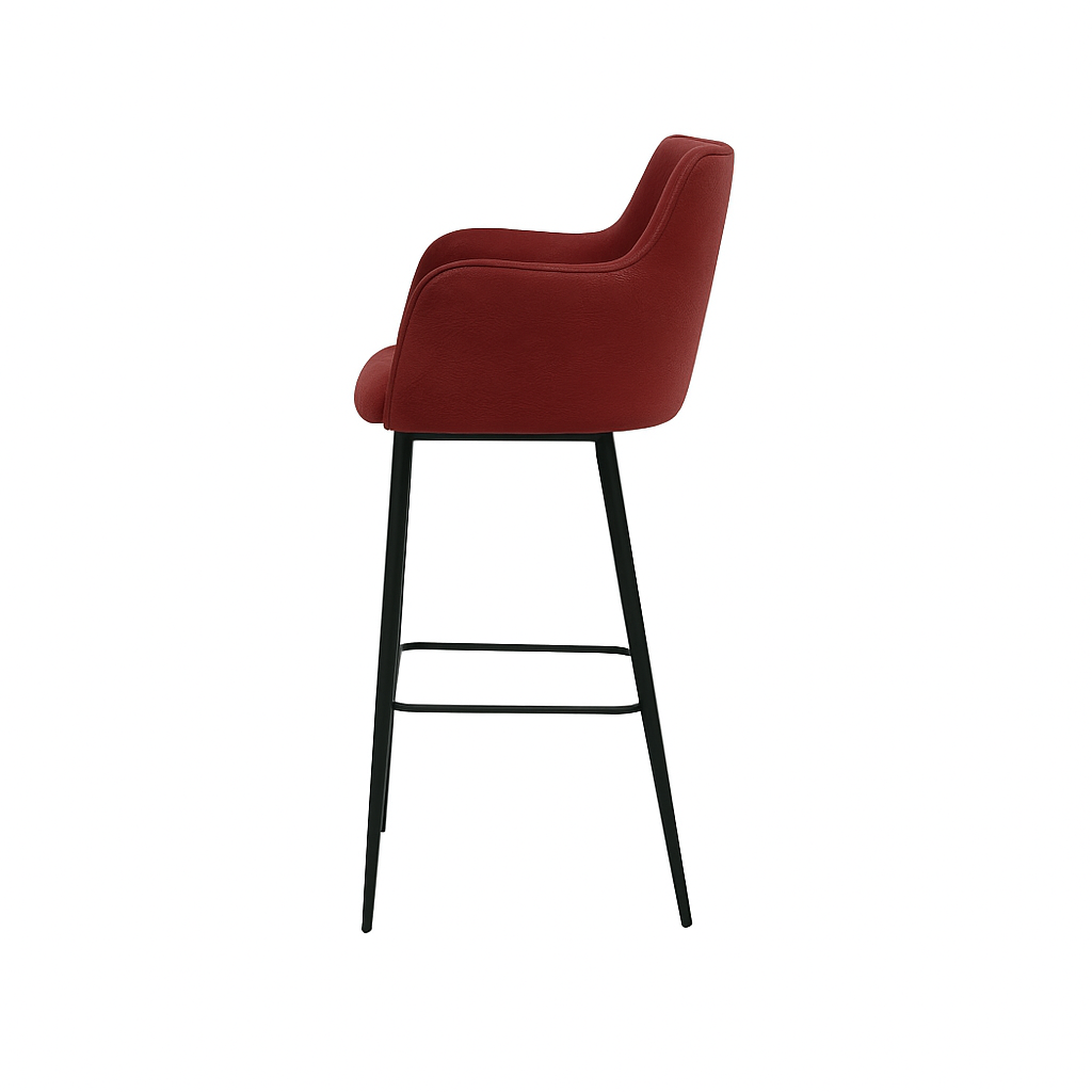 Scaun bar piele ALBASTRA | model SINDY