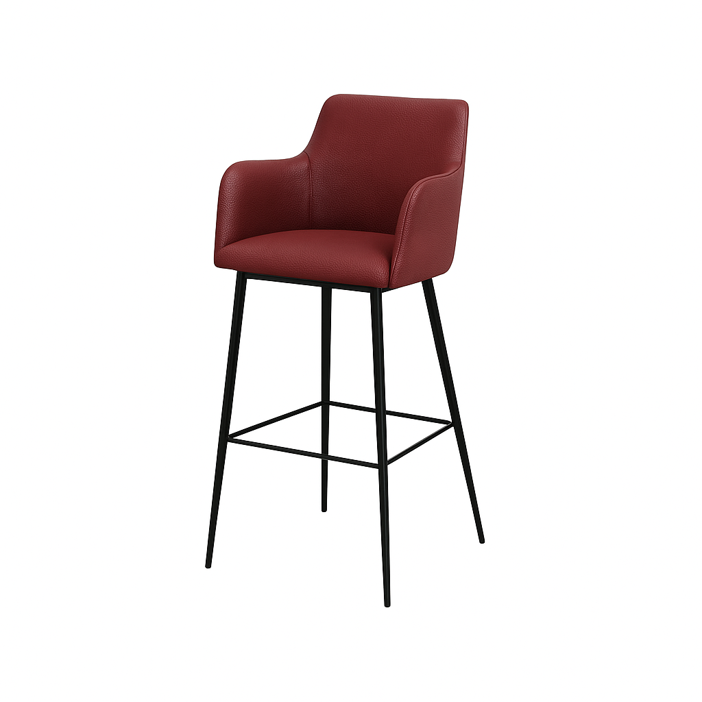 Scaun bar piele BEJ | model SINDY