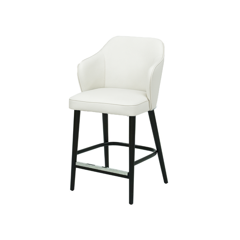 Scaun bar piele VERDE | model ZEUS