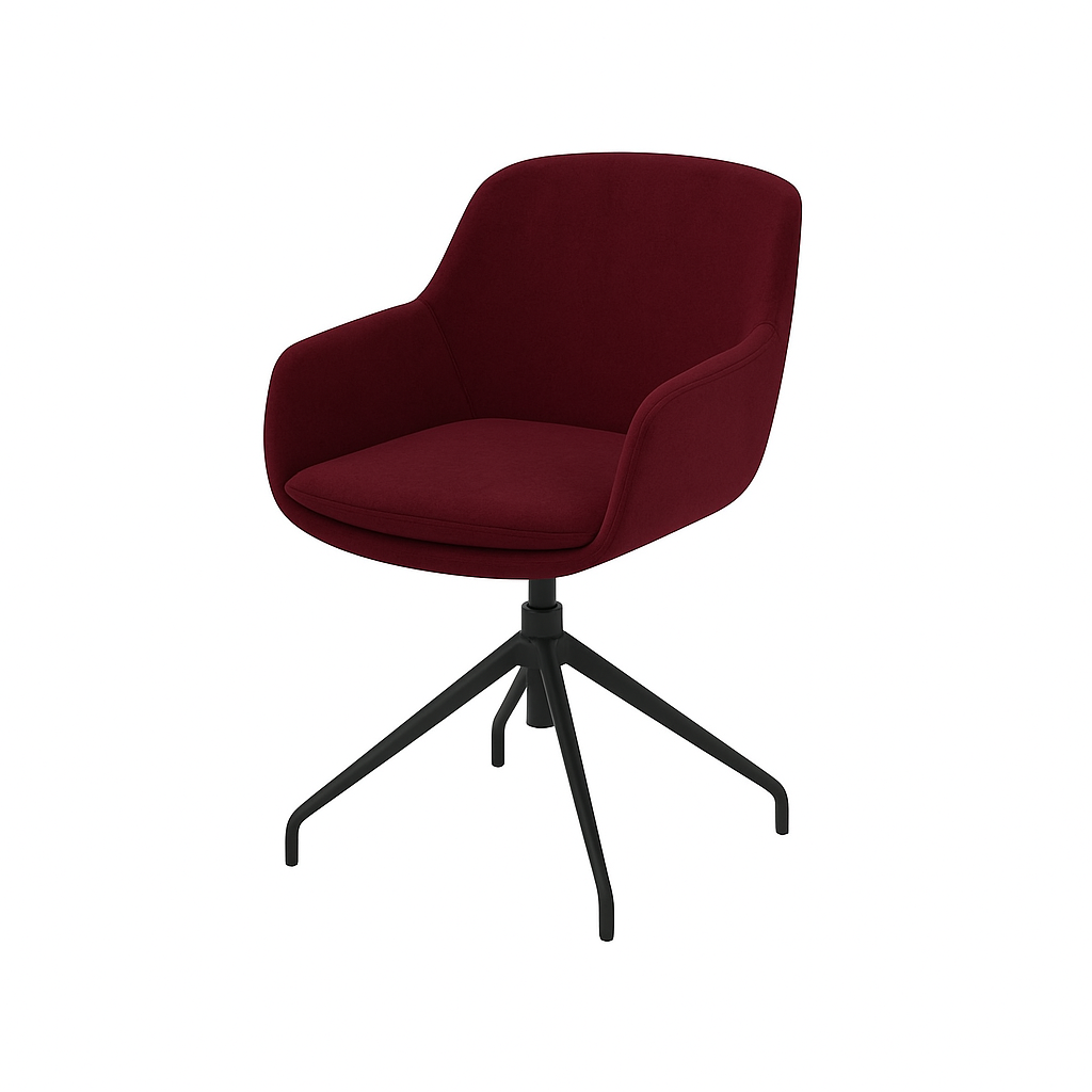 Scaun catifea GALBENA | model FEBE