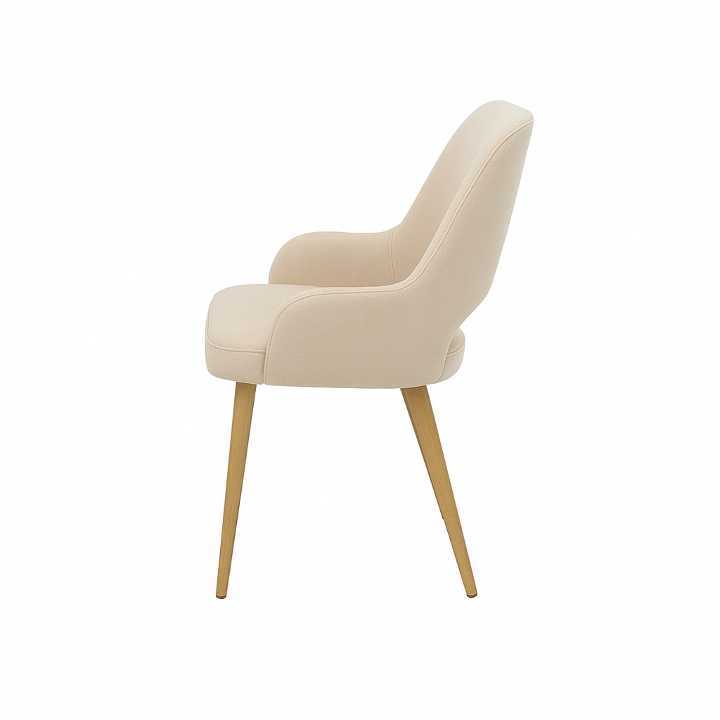 Scaun catifea BEJ | model HUGO