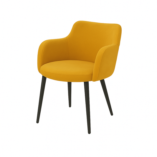 Scaun catifea GALBENA | model PERDIX