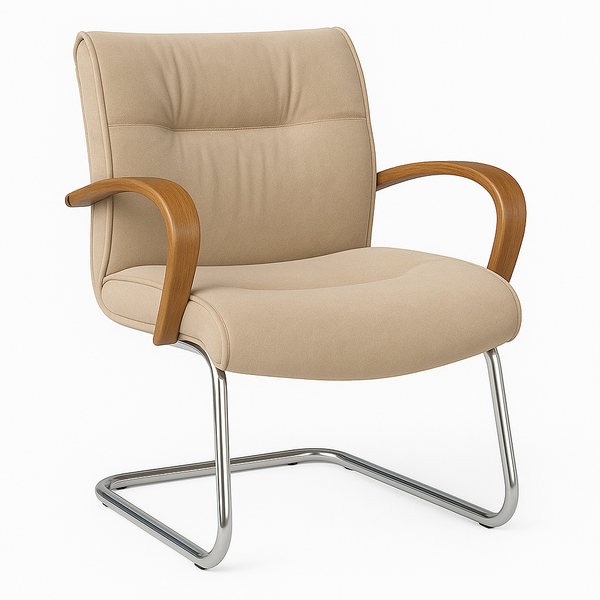 Scaun birou catifea BEJ | model BIG STAR V