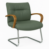 Scaun ergonomic piele VERDE | model BIG STAR V