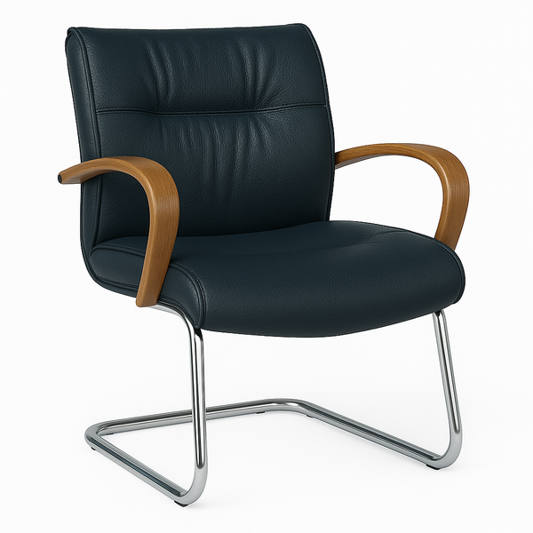 Scaun ergonomic piele ALBASTRA | model BIG STAR V