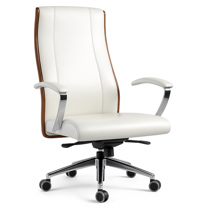 Scaun birou piele ALBA | model BOSS P