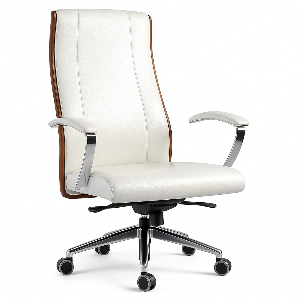 Scaun birou piele ALBA | model BOSS P