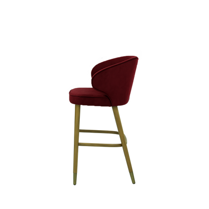 Scaun insula catifea ALBASTRA | model CAPRICE