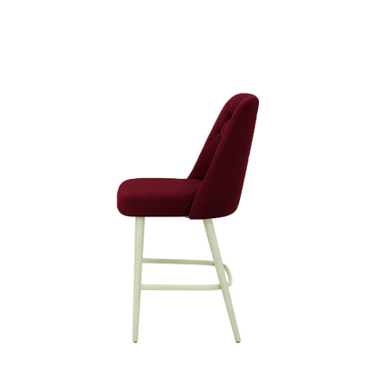 Scaun insula catifea GALBENA | model SCOT