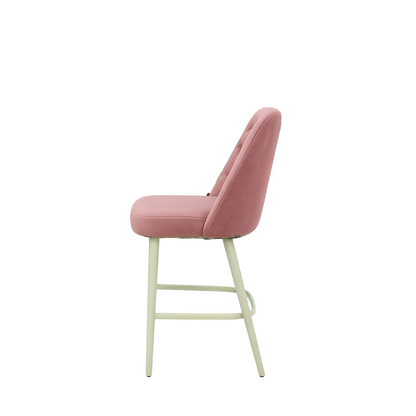 Scaun insula catifea GALBENA | model SCOT
