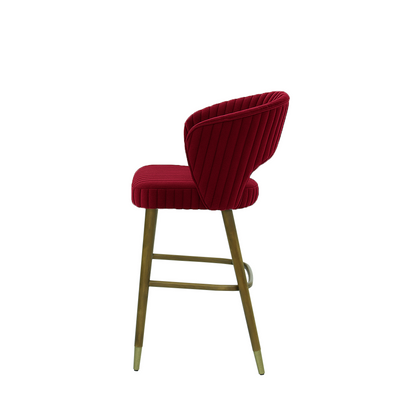 Scaun insula catifea ROZ | model THOMAS