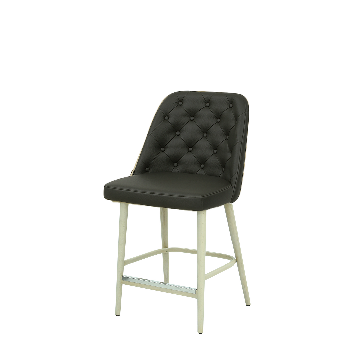 Scaun insula piele VERDE | model SCOT