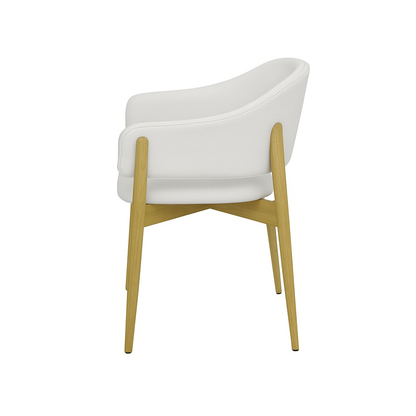 Scaun piele GALBENA | model ALMA